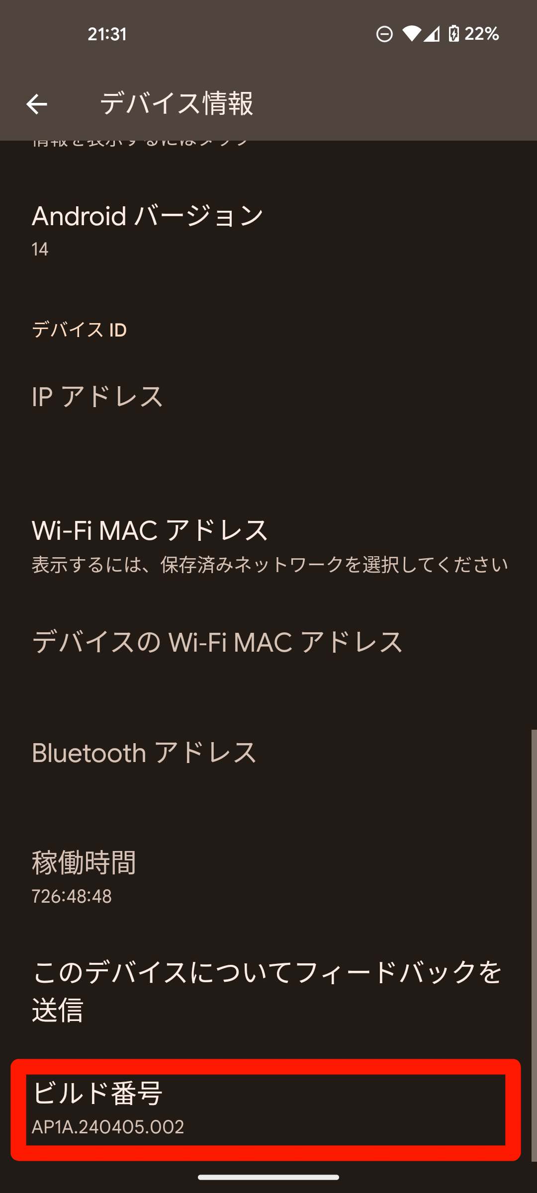 開発者機能を有効化する儀式/