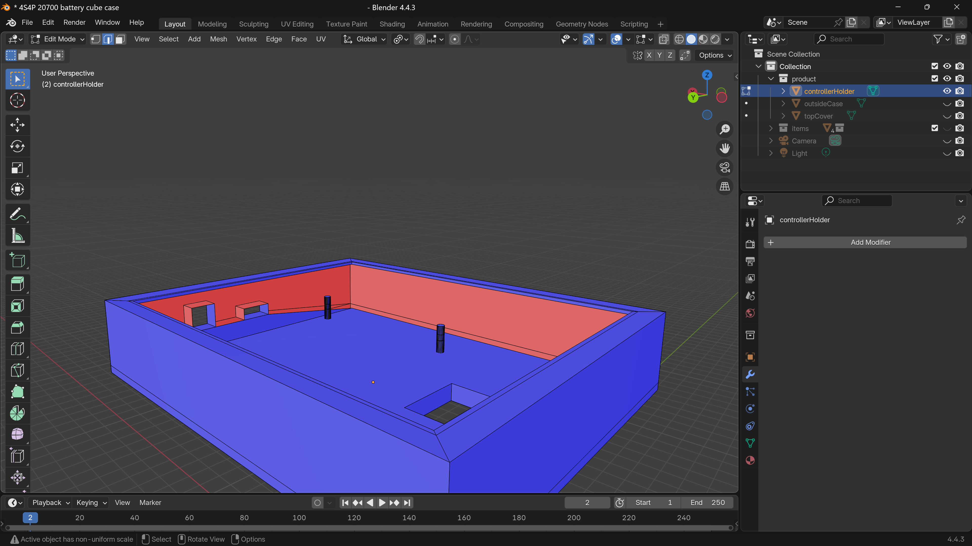 重なった面を削除した例