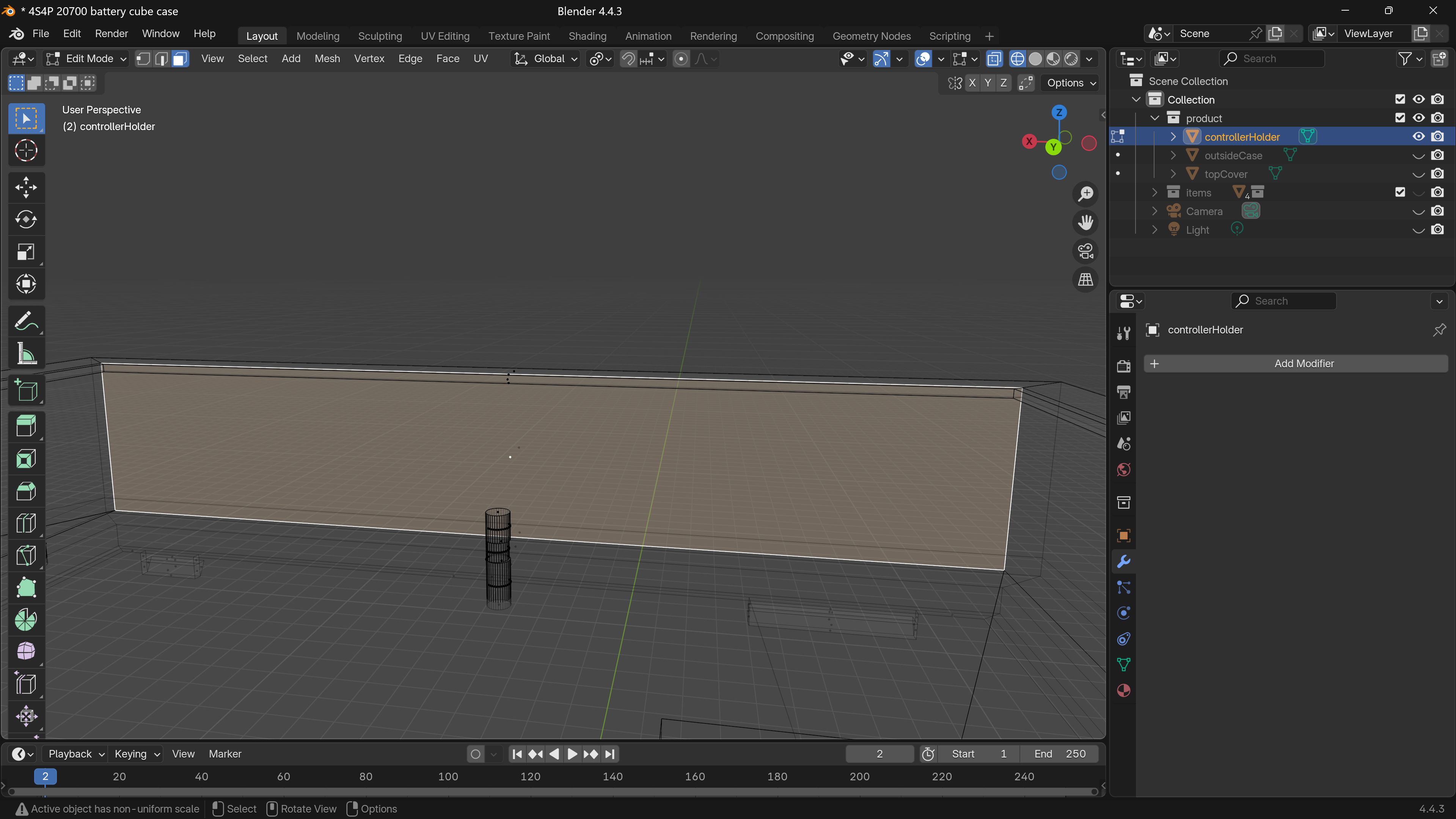 重なっている面を修正する例-重なった面を削除する