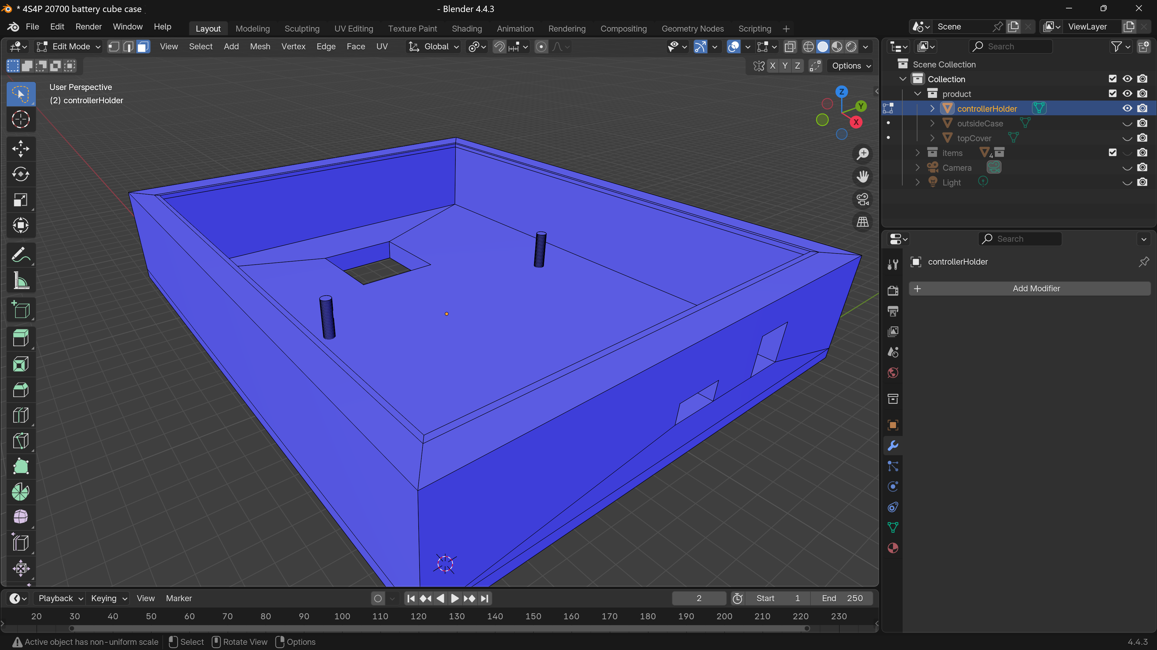 面を張り直しおえたあとの例