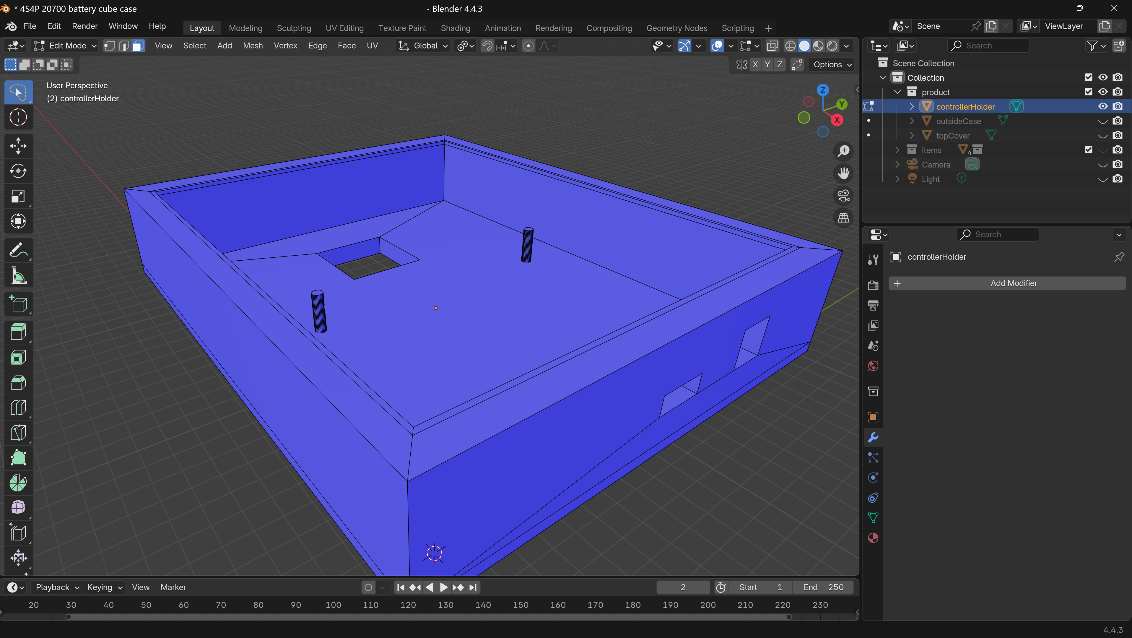 面を張り直しおえたあとの例1