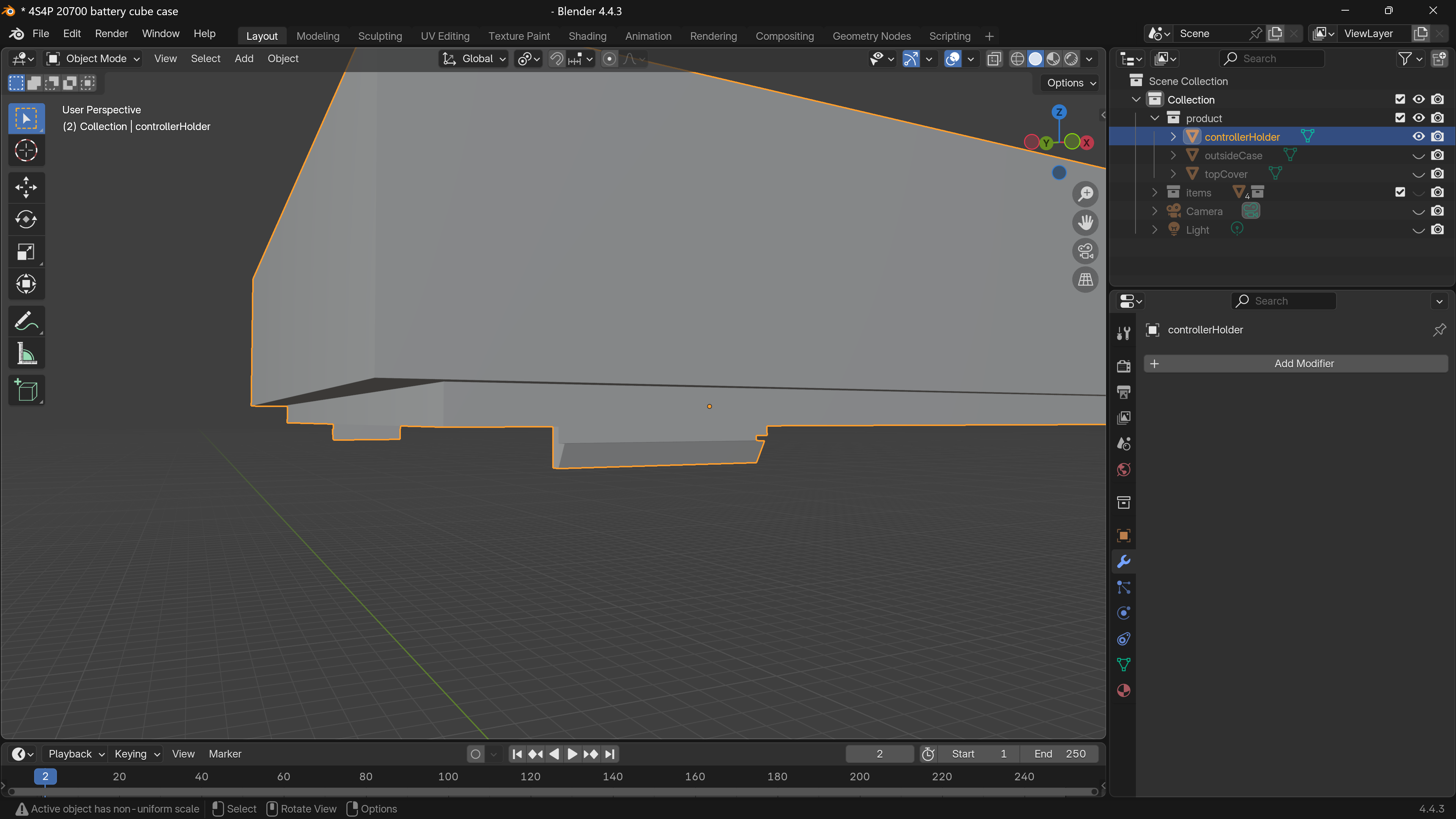 初期状態のビュー