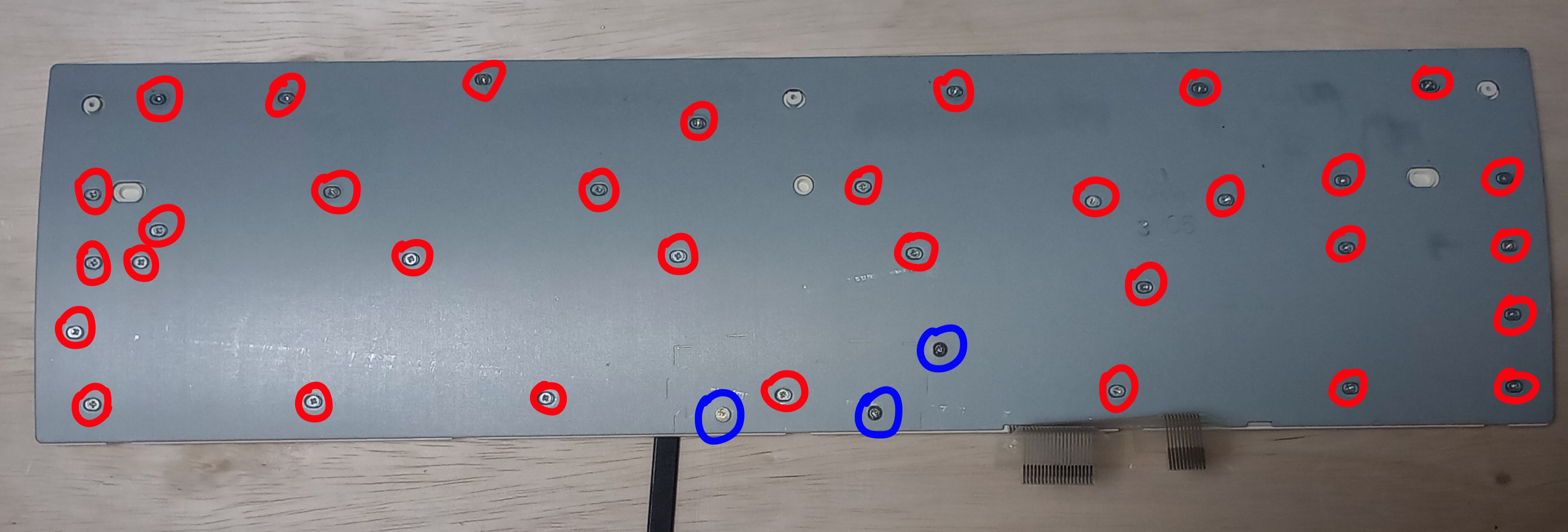 ねじの違いを視覚化したもの