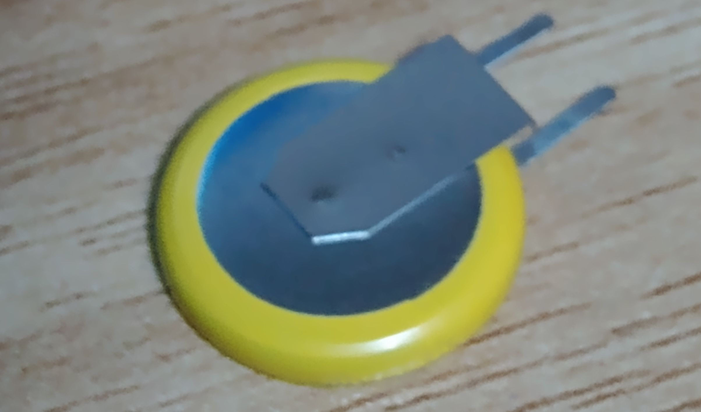 届いた電池の様子-裏