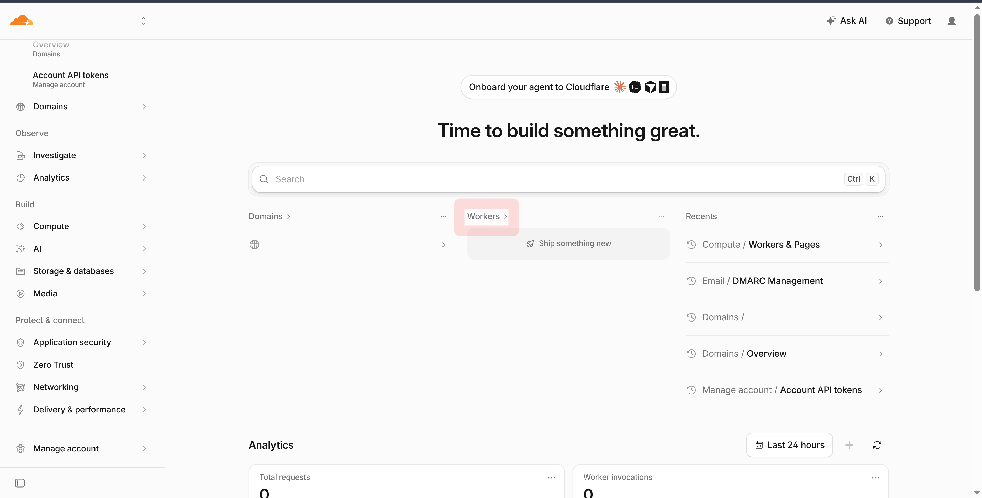 Cloudflare アカウントIDを確認する1