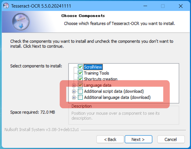 日本語をOCRできるようにする-変更する項目