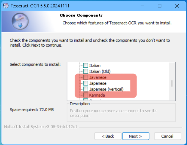 日本語をOCRできるようにする2